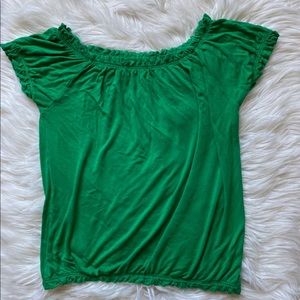 Green stretch blouse